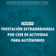 Nuevas modificaciones en la prestacin extraordinaria para autnomos (Real Decreto-ley 13/2020, de 7 de abril)