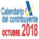 CALENDARIO FISCAL OCTUBRE 2018