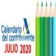 CALENDARIO DEL CONTRIBUYENTE JULIO 2020
